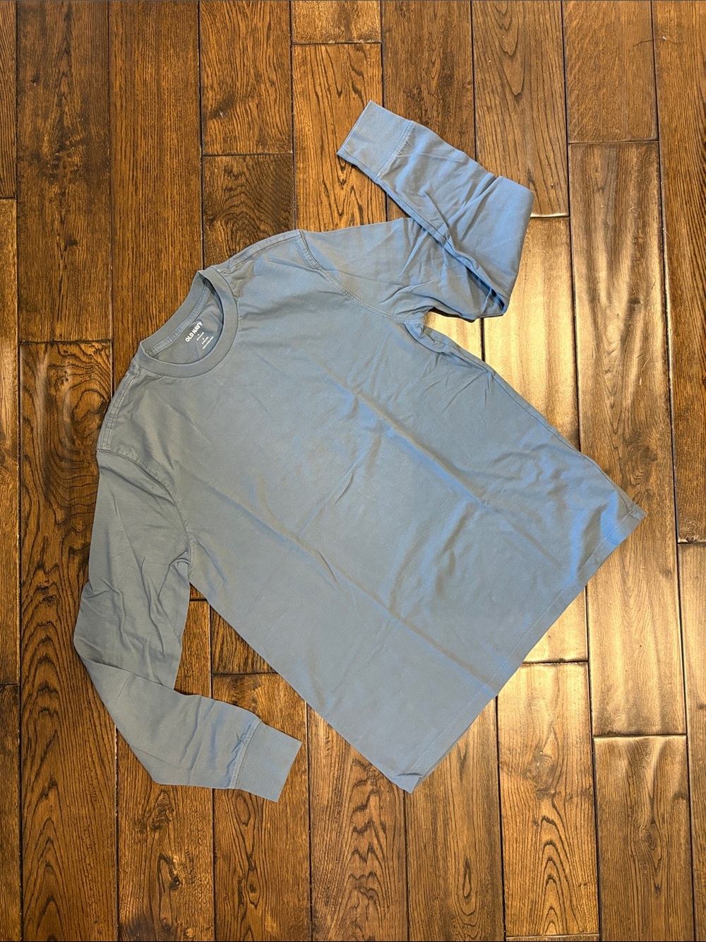 Old Navy Long-Sleeve Crewneck Shirt - Light Blue
